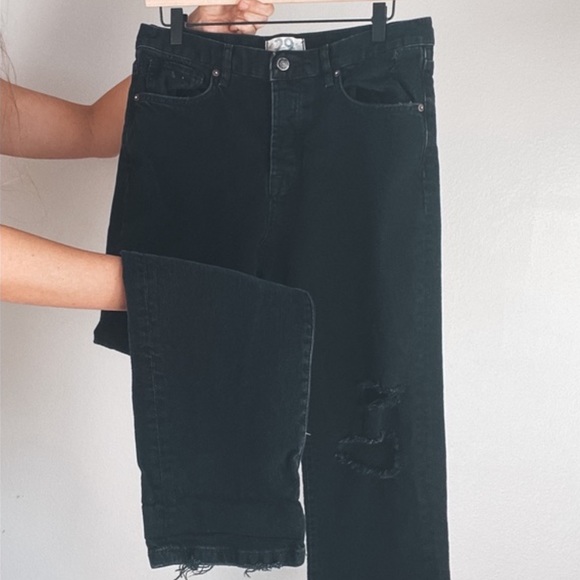 Free people black high waisted denim - Picture 1 of 4
